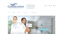 Desktop Screenshot of granulotion.com